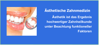 Ästhetische Zahnmedizin - Bleaching
